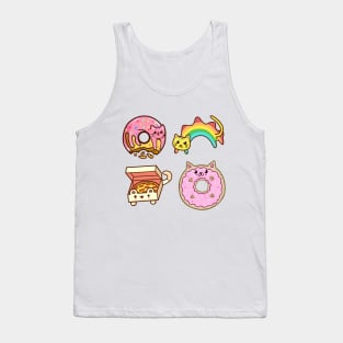 cute donut cats Tank Top